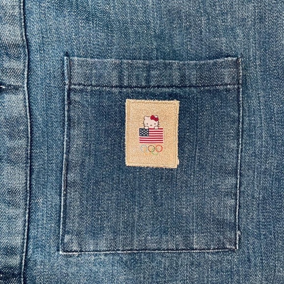Special Edition Hello Kitty USA Olympics denim jacket - Picture 3 of 10